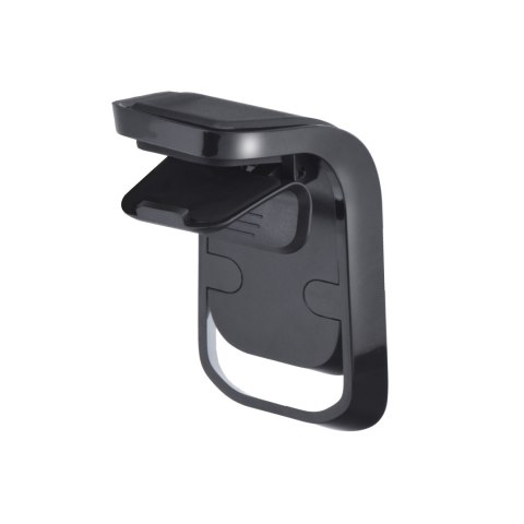 Uchwyt na telefon do samochodu uniwersalny Forcell F-Grip Carbon B060 do kratki czarny