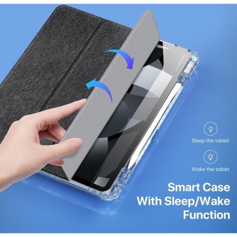 DUX DUCIS etui UNID składane z miejscem na rysik do iPad Air 13 (2024) / Pad Pro 12.9 (2018/2020/2021/2022) czarne