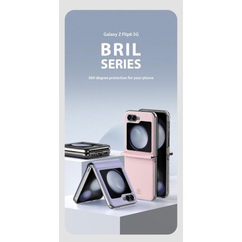 DUX DUCIS futerał BRIL do SAMSUNG Z FLIP6 5G fioletowy