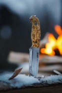 Nóż Helle Polaris EDC 14C28N full tang skórzana pochwa