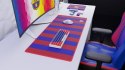 Podkładka na biurko FC Barcelona JQR XL czerowno niebieska