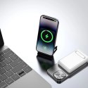 Powerbank Dudao K14S+ 10000mAh 20W USB-A / USB-C / MagSafe z podstawką - biały