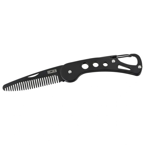 Składany grzebień Herbertz Black Stainless Steel, Black 420 (44017)