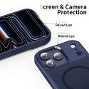 Etui Tech-Protect MagMat MagSafe na iPhone 17 Pro Max - granatowe