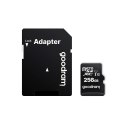 GOODRAM karta pamięci microSD 256GB 100MB/s class 10 UHS I z adapterem SD