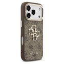 GUESS futerał do IPHONE 17 Pro Max GUHCP17X4GMGCBR (PU W/ Big 4G Classic Logo) złoto brązowy