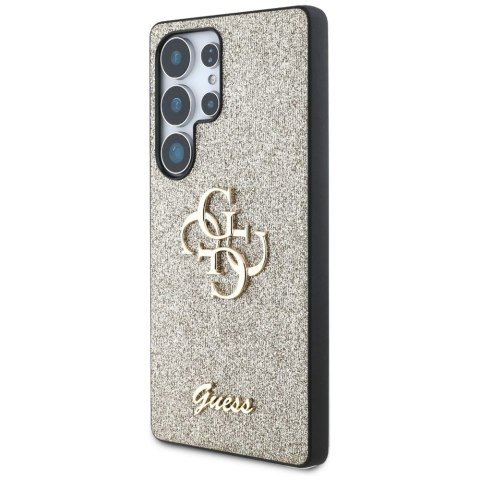 GUESS futerał do SAMSUNG S25 Ultra GUHCS25LHG4SGD (Fixed Glitter Big 4G) złoty