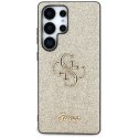 GUESS futerał do SAMSUNG S25 Ultra GUHCS25LHG4SGD (Fixed Glitter Big 4G) złoty