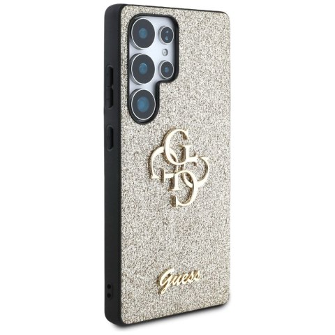 GUESS futerał do SAMSUNG S25 Ultra GUHCS25LHG4SGD (Fixed Glitter Big 4G) złoty