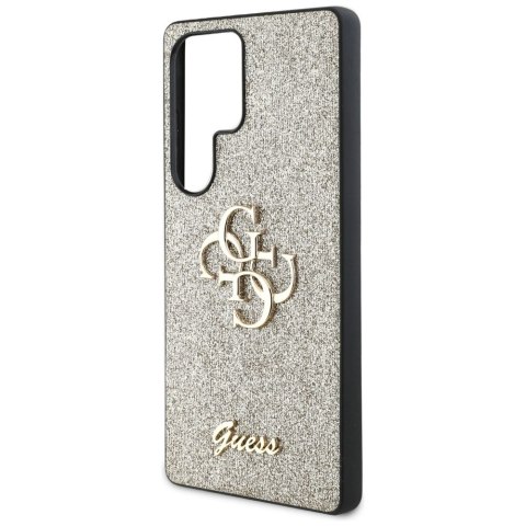 GUESS futerał do SAMSUNG S25 Ultra GUHCS25LHG4SGD (Fixed Glitter Big 4G) złoty