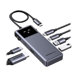 Hub UGREEN CM889 6w1 USB-C do HDMI, 4K 3x USB, PD 100W