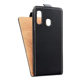 Etui z klapką pionowe na Samsung A20e Slim Flexi Fresh czarne