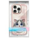 NIMMY futerał BIG EYED PET 2.0 Cat do IPHONE 16 Pro różowy