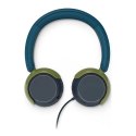 Słuchawki przewodowe nauszne Jack 3,5 mm Philips dla dzieci TAK2000CT/00 turkusowe