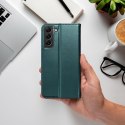 Etui z klapką na Motorola EDGE 60 Smart Magneto ciemnozielone