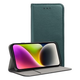 Etui z klapką na Samsung S26 PLUS Smart Magneto ciemnozielone