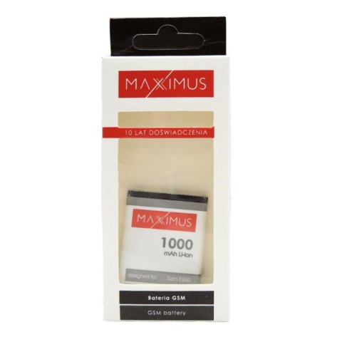 Bateria MAXXIMUS do SAMSUNGA E250 1000mAh
