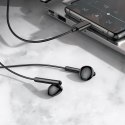 Słuchawki przewodowe douszne USB C Hoco M93 czarne