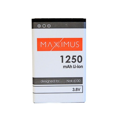 Bateria MAXXIMUS do NOKIA 6100, 6300, X2 1250mAh BL-4C