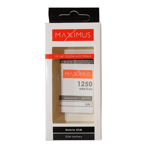 Bateria MAXXIMUS do NOKIA 6100, 6300, X2 1250mAh BL-4C