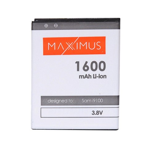Bateria MAXXIMUS do SAMSUNGA i9100 S2 1600mAh
