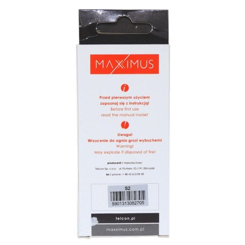 Bateria MAXXIMUS do SAMSUNGA i9100 S2 1600mAh