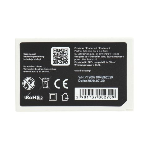 Bateria do Nokia 6610 / 3200 / 7250 900 mAh Blue Star