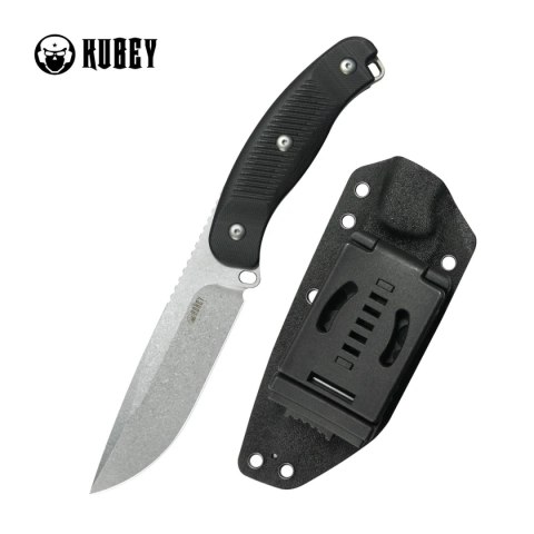 Nóż Kubey Bearcat Black G10, Beadblasted 14C28N by Maksim Epifantsev (KU426A)