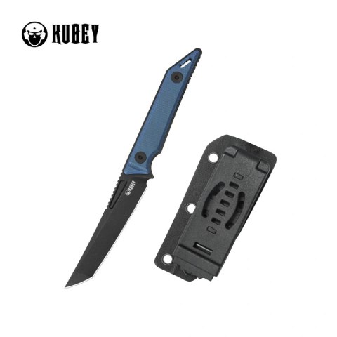 Nóż Kubey Goliath Denim Micarta, Blackwashed 14C28N by Jake Hoback (KU430D)