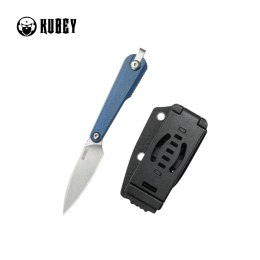 Nóż Kubey YAG SP Blue Micarta, Beadblasted 14C28N by Ostap Hel (KU452B)