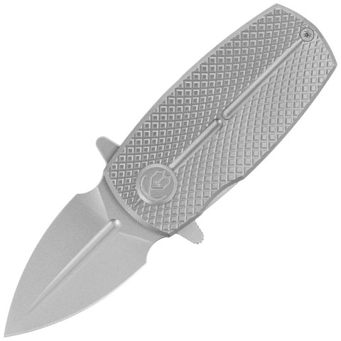 Noż składany Kubey KB Knives Fang Gray Titanium, Bead Blasting M390 by Capricorn Knives (KB451A)