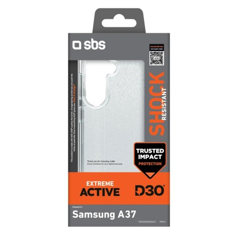 Etui SBS D3O na Samsung Galaxy A37 - przezroczyste