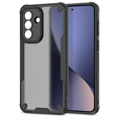 Etui Tech-Protect Rugged Shield na Samsung Galaxy A57 5G - półprzezroczysto-czarne