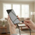 Kabel USB A do USB C Forcell F-Energy QC4.0 3A 66W Silicone 1 m C342 czarny