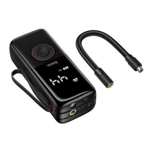 Kompresor samochodowy Hoco bezprzewodowy 4000mAh ZP18 czarny