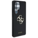 Etui Guess Silicone Big 4G Logo Bottom Script na Samsung Galaxy S25 Ultra - czarne