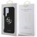 Etui Guess Silicone Big 4G Logo Bottom Script na Samsung Galaxy S25 Ultra - czarne