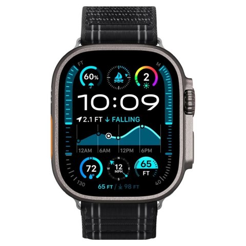 Pasek Spigen WBF0 na Apple Watch 44 / 45 / 46 / 49 mm - czarny