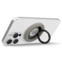 Pierścień magnetyczny Spigen Nano Pop MagSafe na telefon - szaro-czarny