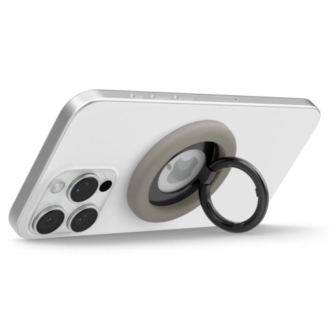 Pierścień magnetyczny Spigen Nano Pop MagSafe na telefon - szaro-czarny