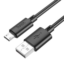 Kabel USB A do Micro USB Hoco 2,4A 1 m X88 czarny