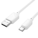 Kabel USB A do USB C Hoco 3A 1 m X113 biały