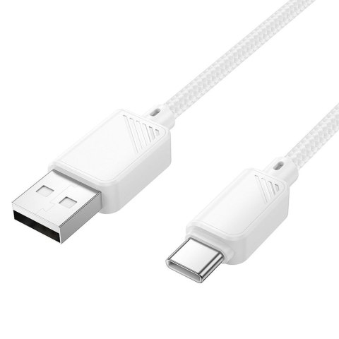 Kabel USB A do USB C Hoco 3A 1 m X113 biały