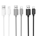 Kabel USB A do USB C Hoco 3A 1 m X113 biały