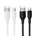 Kabel USB A do USB C Hoco 3A 1 m X120 biały