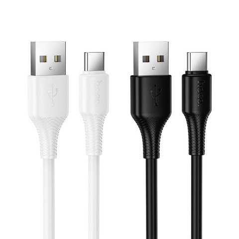 Kabel USB A do USB C Hoco 3A 1 m X120 biały