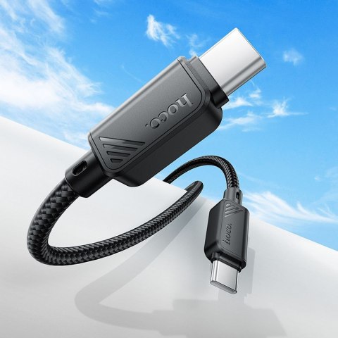 Kabel USB C do USB C Hoco 3A 60W 1 m X113 czarny