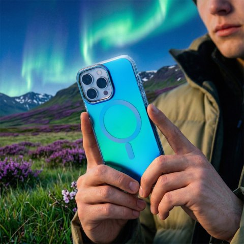 Tecto Shield nakładka Aurora do iPhone 17 Pro Max 6,9" / 18 Pro Max 6,9" niebieska