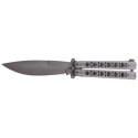 Nóż motylek Martinez Albainox Balisong Steel, Satin Finish (02109)