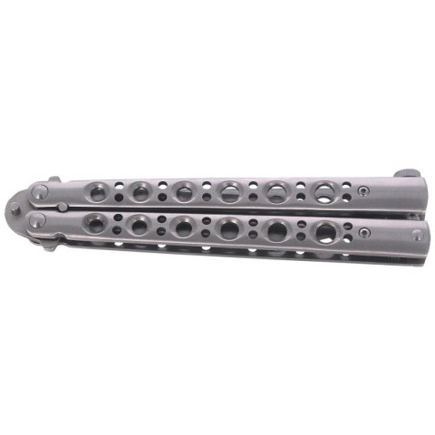 Nóż motylek Martinez Albainox Balisong Steel, Satin Finish (02109)